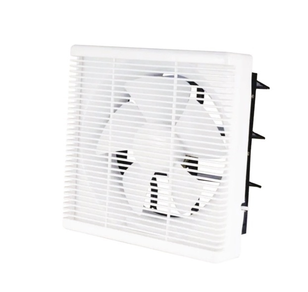 10 Inch Wall-Mounted Ceiling Mounted Ventilation Fan Low Noise Square Exhaust Fan Indoor Universal Ventilation Fan