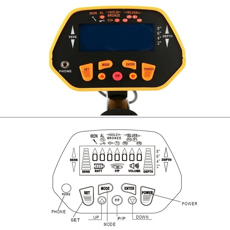 Underground metal detector, high-precision archaeological inquiry detector, gem detector  metal detector