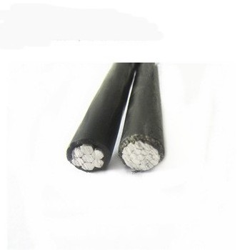 0.6/1kv Aluminum Stranded Conductor XLPE/PVC Insulation Service Cable 2x25mm 2x16mm