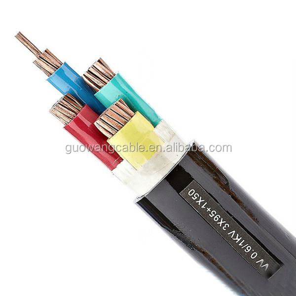 0.6/1 KV DC Steel Wire/Tape Armor Power Cable with XLPE Insulation 3G 6 sq mm