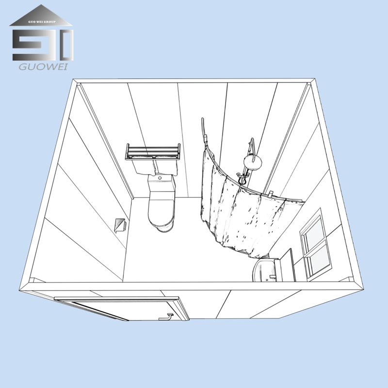 Hot Selling 2023 Outdoor Mobile Portable Toilet Movable Container Toilet