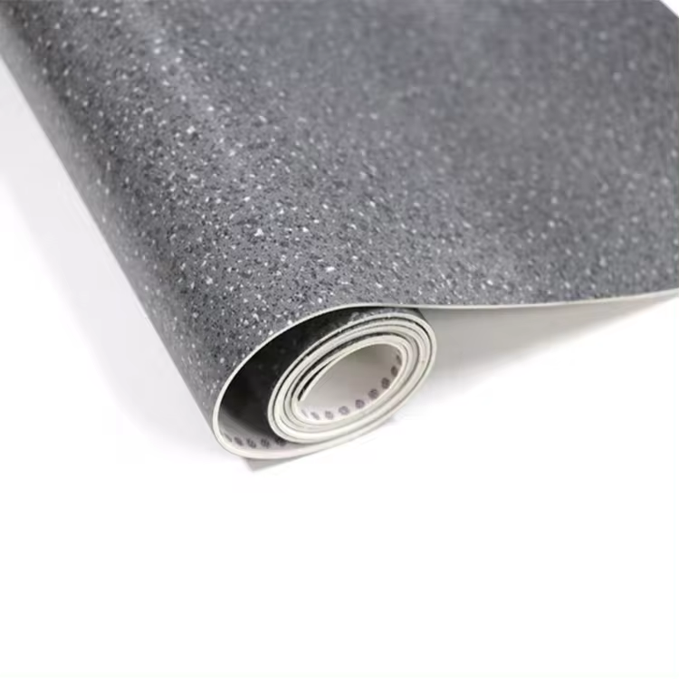 Office Home Use Anti Slip Waterproof 2mm Thickness Luxury Vinyl Pvc Roll Flooring