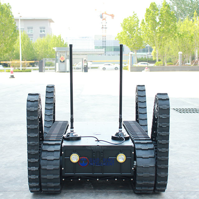 Guoxing robotics trakced all terrains PS1000 swing arm crawler chassis robot tank platform electric vehicle