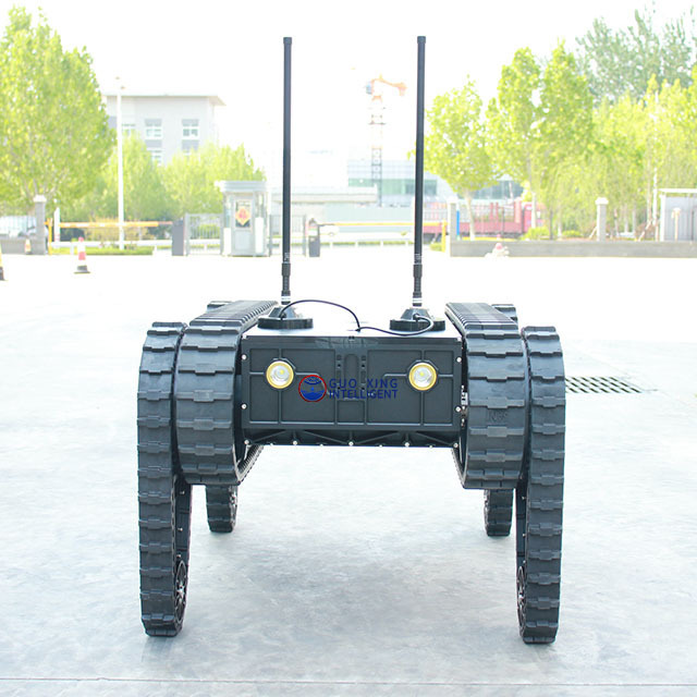 Guoxing robotics trakced all terrains PS1000 swing arm crawler chassis robot tank platform electric vehicle