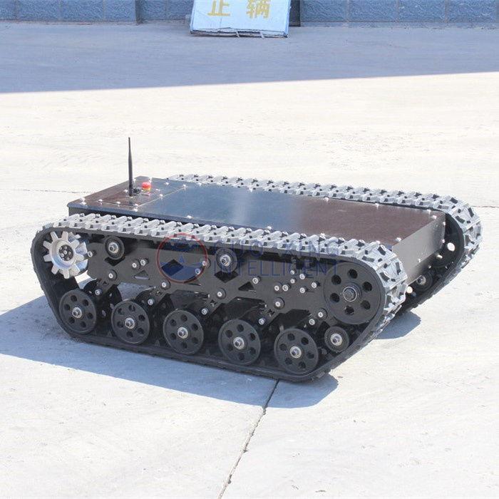 900T Electric Tracked Robot Platform Undercarriage stair climbing robot tank chassis crawler robot chassis