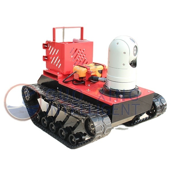 138T robotic platform 360 Camera for sewer pipe narrow space maintenance inspection robot tank chassis