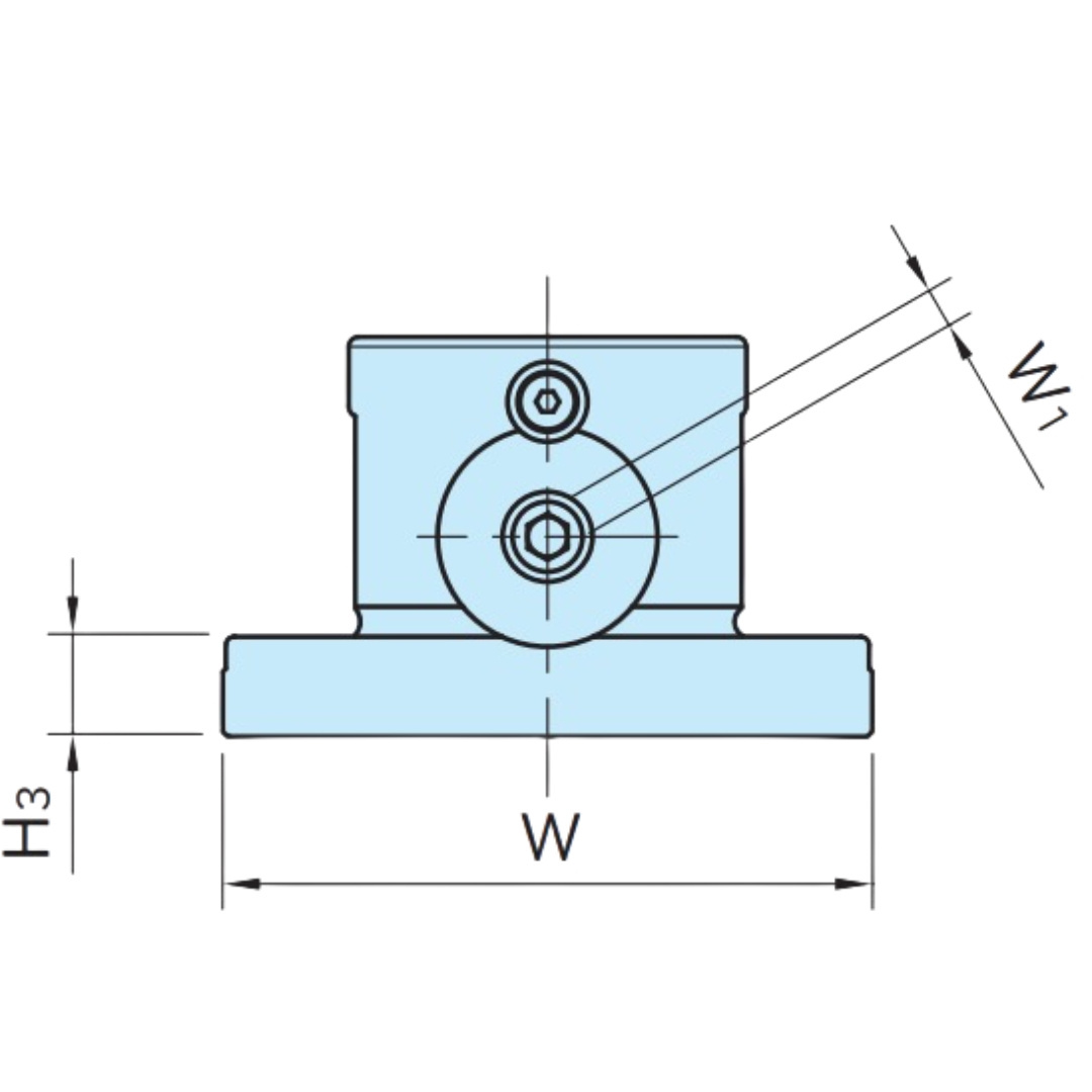 GXH Zero Point clamping System Manual Pull-down Position With Back For CNC Milling Machine Automatic Zero-point Locator