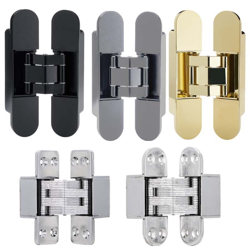 adjustable 3d concealed and hidden hidden invisible hinge 180 degree wooden door & window heavy duty door hinges