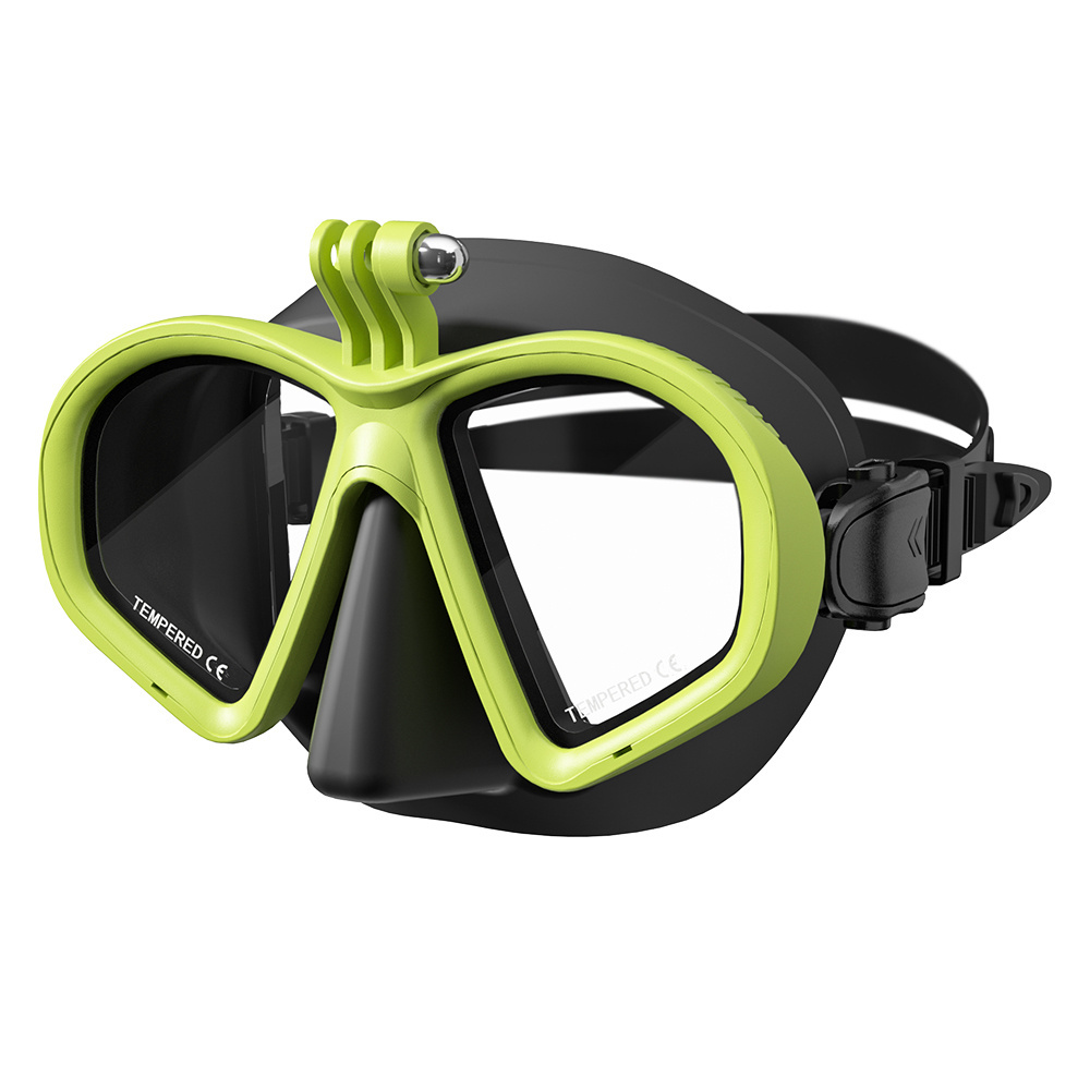 Hands Free Camera Mount Diving Scuba Freediving Mask Diving goggles with sports camera mount