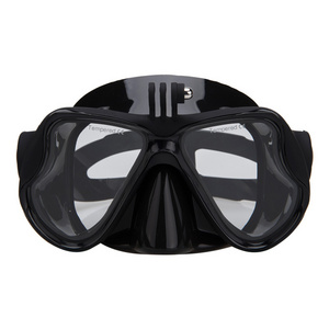 China manufacture snorkel diving mask scuba diving gear and swimming equipment silicone mask strap diving mask go pro