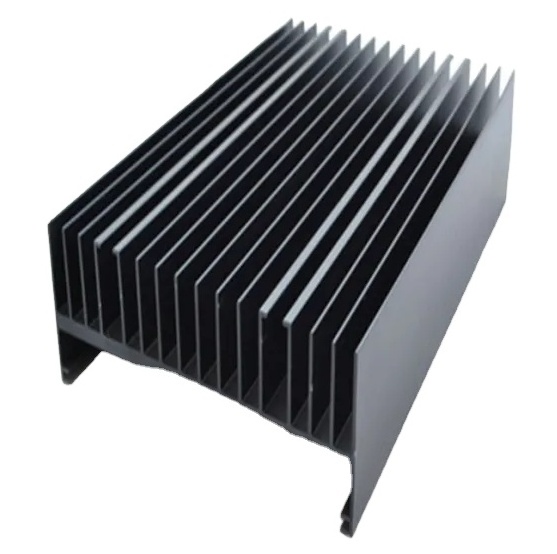 Custom 43mm 35mm 49mm extrude enclosure large aluminum heat sink extrusion with snap joint