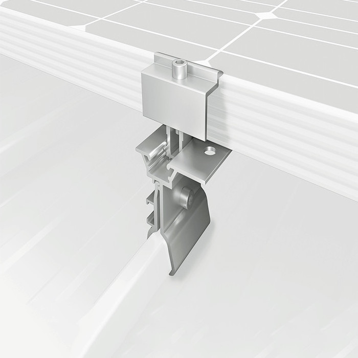 adjustable c steel channel 1kw solar panel kit bracket fixing clamp mount bracket aluminium solar panel mount rail