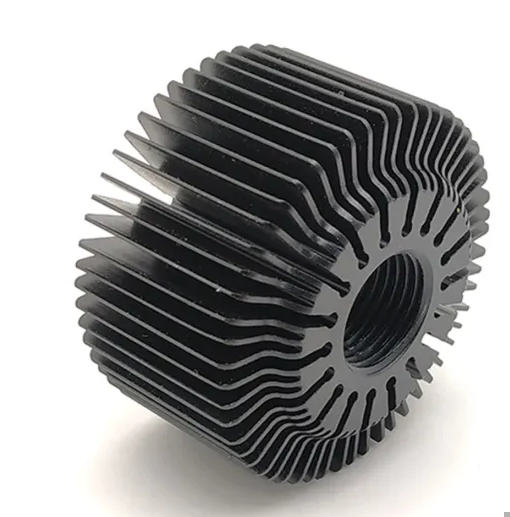 Custom 43mm 35mm 49mm extrude enclosure large aluminum heat sink extrusion with snap joint