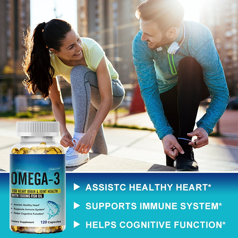 Factory Custom OEM/ODM Omega 3 For Joints & Eyes & Skin & Heart Health Boost Immune System Fish Oil Supplement Capsules