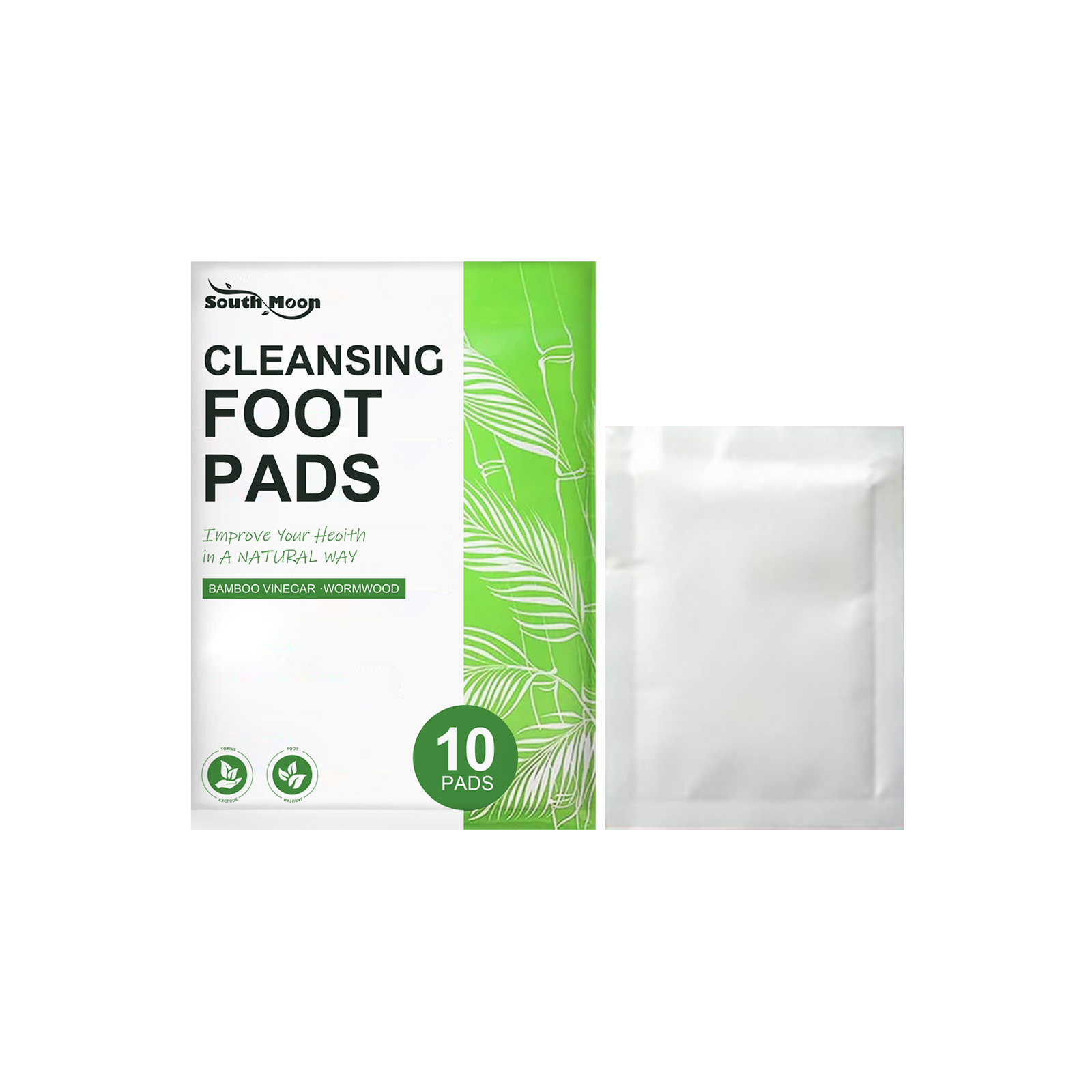 2022 New Slimming Detox Foot Patch Organic Herbal Cleansing Patches dehumidification repair shaping slimming foot patch