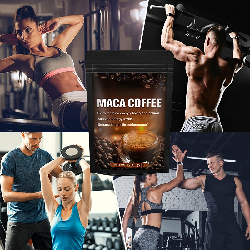 OEM Private Label 50g Organic Maca Root Extract Powder Men's Energy Maca Coffee