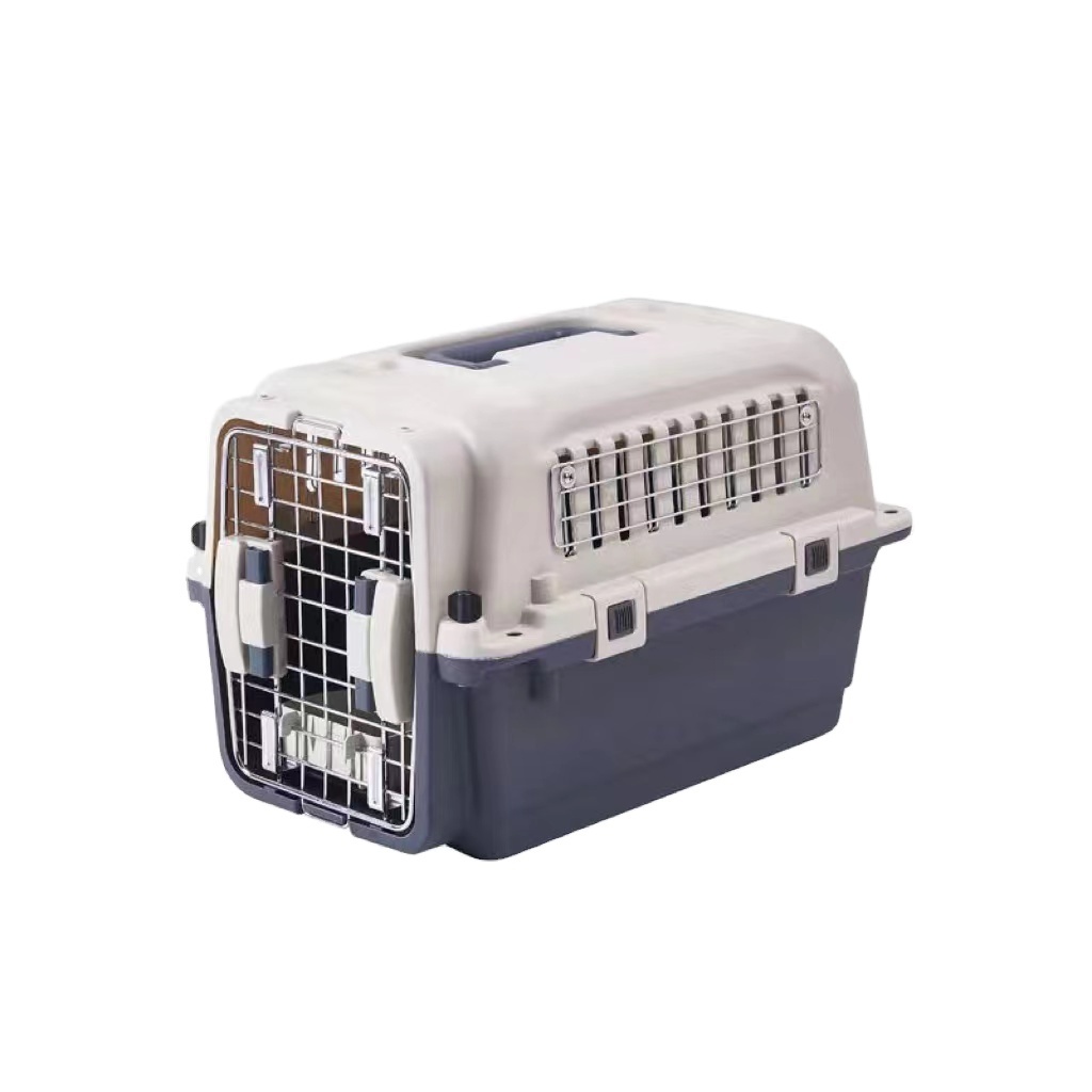 Plastic Kennels Rolling Plastic Airline Approved Wire Door Travel Dog Crate 6 models