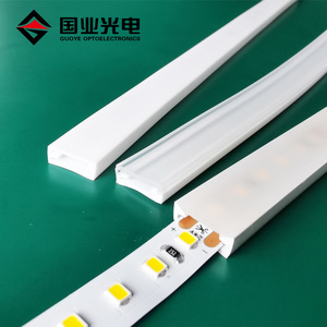 Manufacturer Milk White Silicone tube Diffuser Sleeve Cover IP67 waterproof outdoor flexible led strip light