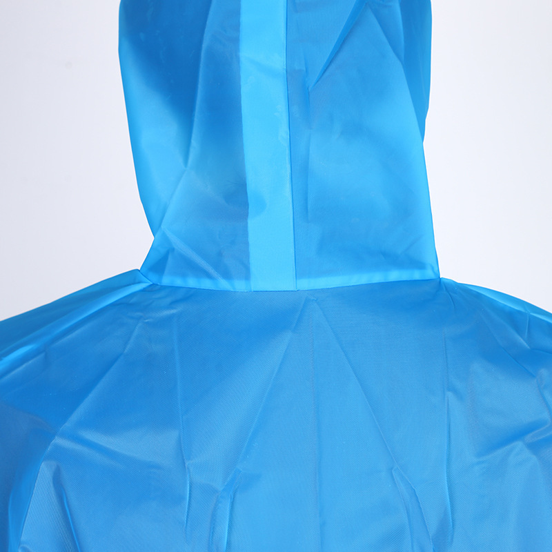 Clear Hooded EVA Poncho Adult Long Waterproof Camp Rain Coats Men Women EVA Reusable Rain Gear Fashion Thickened Raincoat Jacket