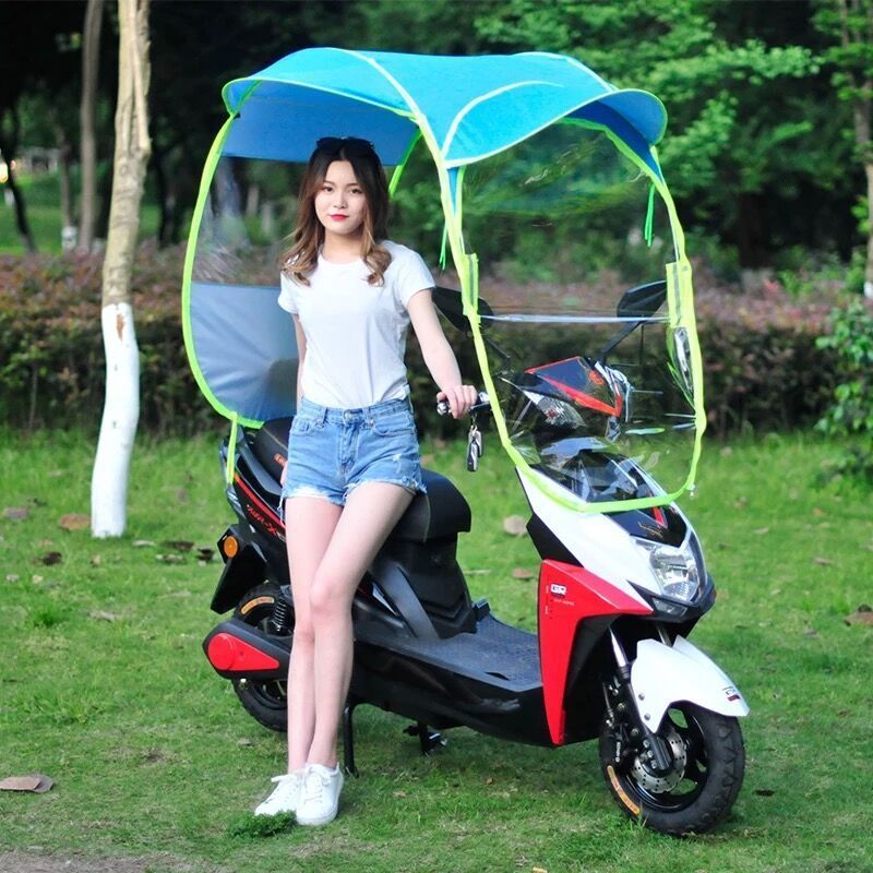 Canopy Rain Shelter Oxford Car Sunshade Full Cover Scooter Umbrella Motorcycle Motor Car Bicycle Electric Bike Umbrella for rain