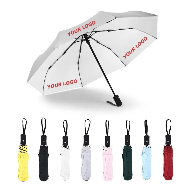 Automatic UV Girl Outdoor Advertise Color Travel Custom OEM Smart Sunshade Foldable 8K Auto Open Beach Vintage Sun Rain Umbrella