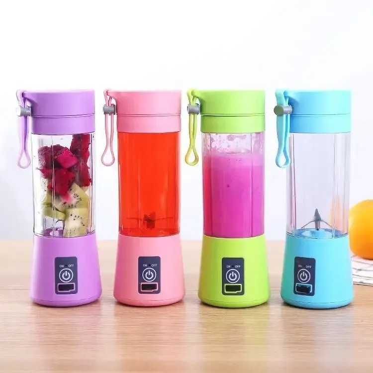 Home Kitchen Portable Fruit Milkshake Mixer Mini Electric Juicer Cup Handheld Smoothie Lemon Juice Maker Blender Squeezer Blades