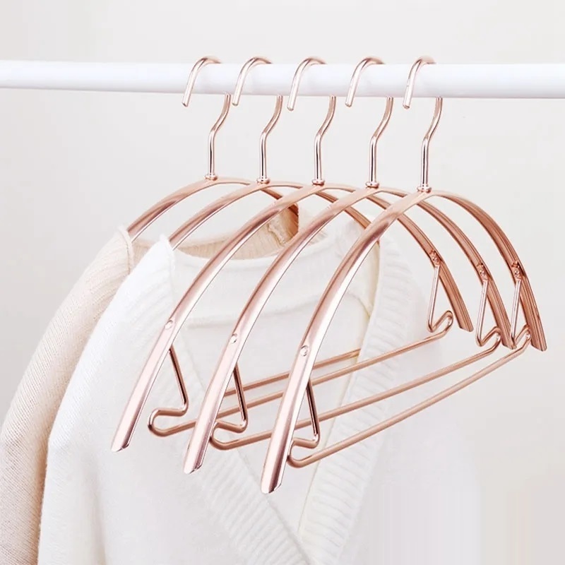 Gold Support Clothes Bracket Metal Hangers Stand Luxury Racks Display Daily Tool Accessories Anti-rust Solid Coat For Clothing