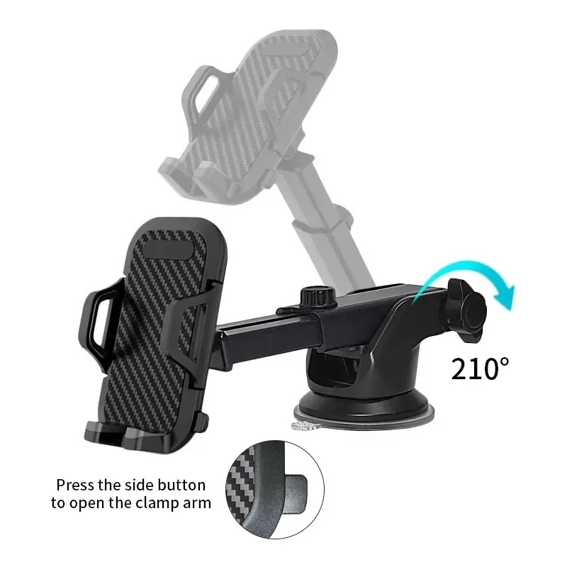 Universal Car Cradle Vehicle Cell Phone Holder PP ABS Stand Mount Car Upgraded Clip support Smartphone GPS Keep Rack Dashboard