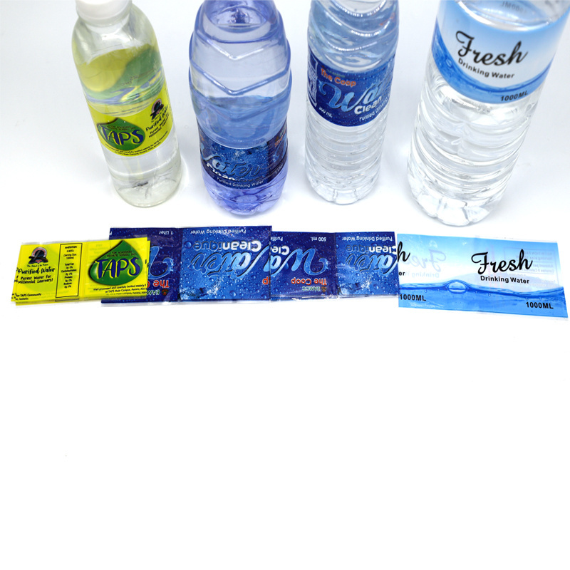 Factory Custom Pvc/pet Shrink Wrapped Sleeve Label For Mineral Water Bottle By Piece Or Roll