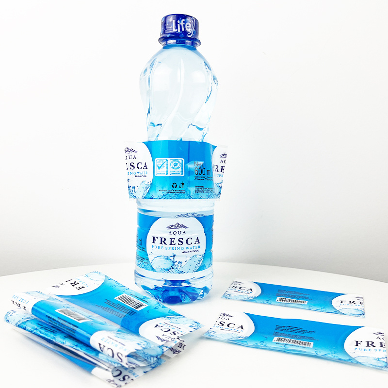 Plastic Bottle heat shrink sleeve label Packaging Mineral water bottle label custom logo water label