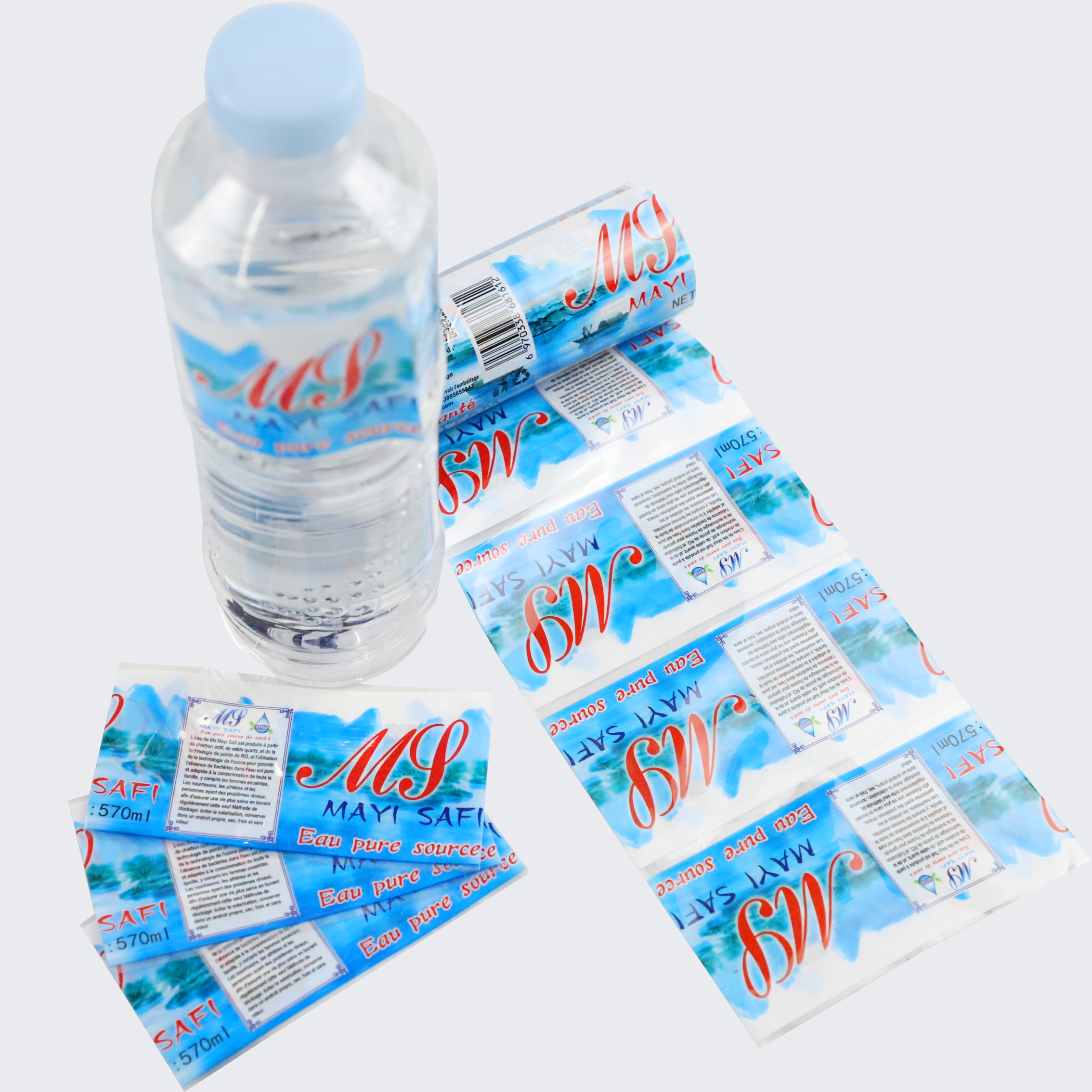 Sample Free Packaging Labels Custom PVC PET Bottle Shrink Sleeve Printed Shrink Wrap Film Sleeve Water Shrink Label