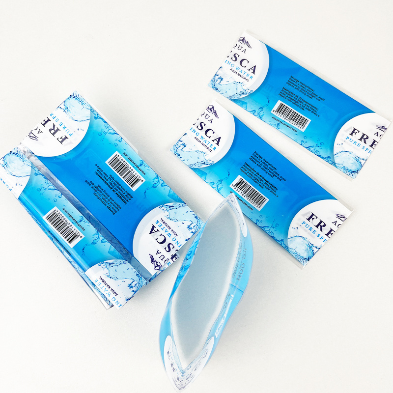 Plastic Bottle heat shrink sleeve label Packaging Mineral water bottle label custom logo water label