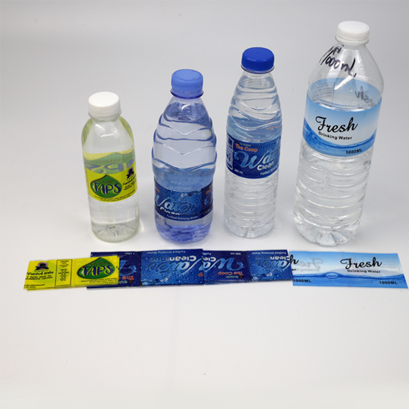 Factory Custom Pvc/pet Shrink Wrapped Sleeve Label For Mineral Water Bottle By Piece Or Roll