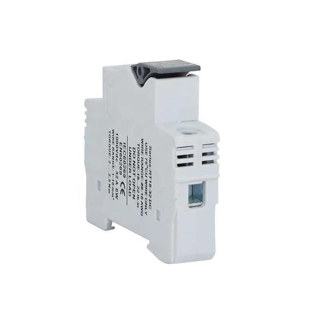 wholesale Din Rail Fuse Holder Solar PV DC 1500V 1-30A 30 amp fusibles thermal porcelain fuse with Base