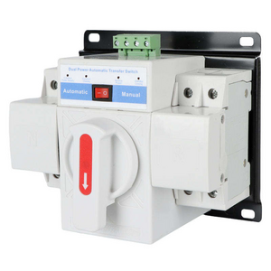 Din rail Change Over Switch 40A 63A 100A Solar Power Dual Power Automatic Transfer Switch ATS 2p 3p ats