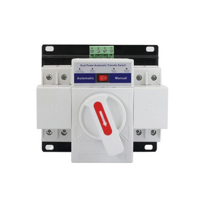 63A 100A Solar Grid Power Dual Power Automatic Transfer Switch ATS 3p 4p ats Mini home switch 4P For Home mini toggle switch