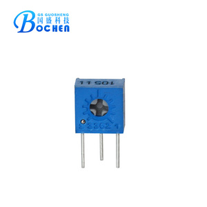 RoHS 25k ohm 3362W BOCHEN linear cermet micro trimmer potentiometer