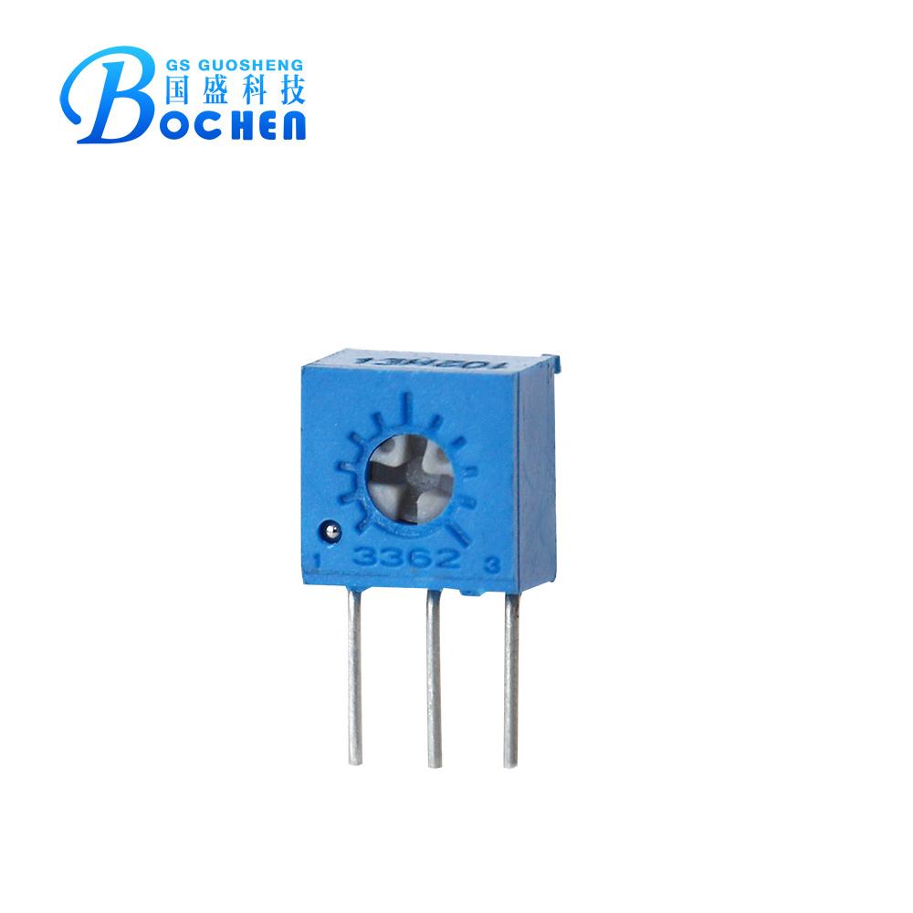 RoHS 25k ohm 3362W BOCHEN linear cermet micro trimmer potentiometer