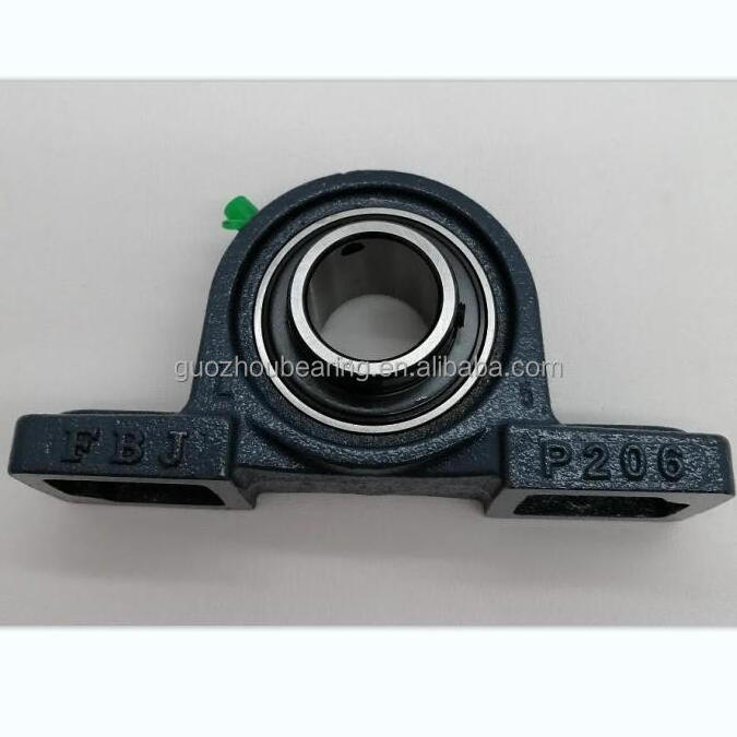 FBJ bearing UCP206 Metric Series Two Bolt Pillow Block Bearing UCP 206 UCP206-20