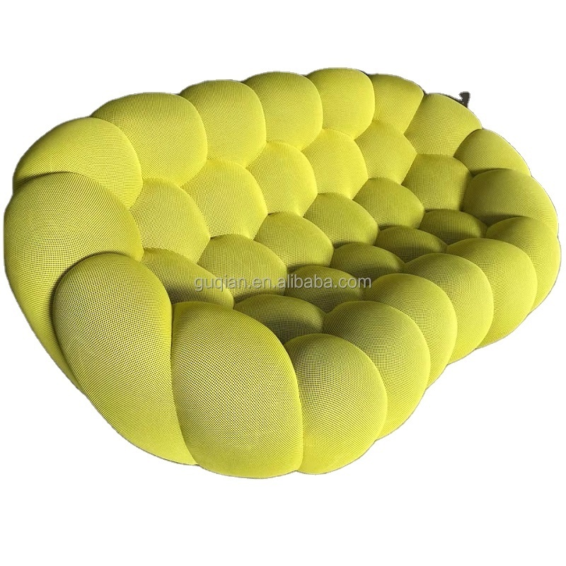 New Trend Fancy Colorful Modern Bubble Couch Living Room 2 Seater tufted Sofas Furniture