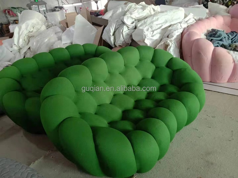 New Trend Fancy Colorful Modern Bubble Couch Living Room 2 Seater tufted Sofas Furniture