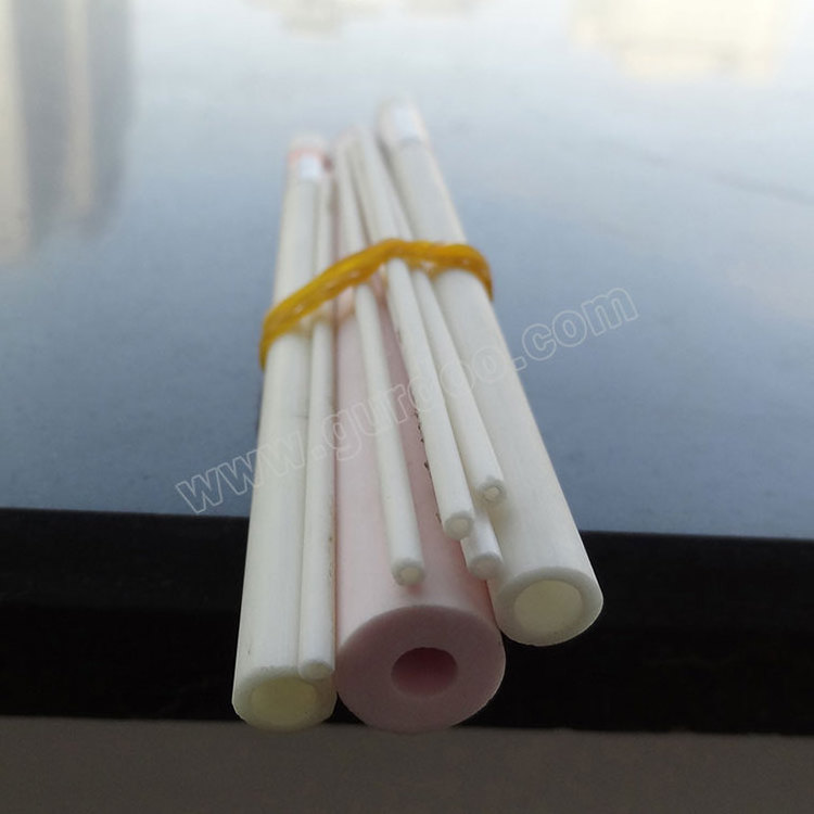 High temperature refractory 99 alumina ceramic tubes for furnace