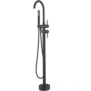 Hot Sale Bathtub Faucets Black Silver Brass Freestanding Faucet