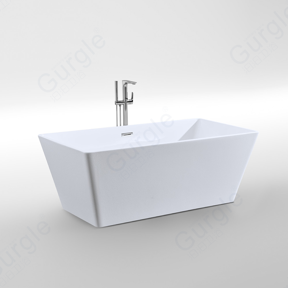 Customize Pattern Color Indoor Bathroom Acrylic Bath Tub Bathroom Soaking Tub Free Standing Bathtub