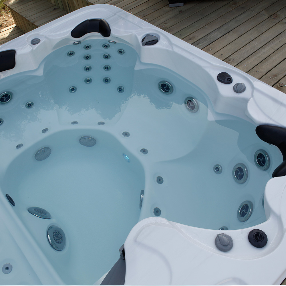 Luxury 7.5m Outdoor Spa Tub Endless Swim Pool Freestanding Hot Tub Spa Balboa swimspa Swim Spa