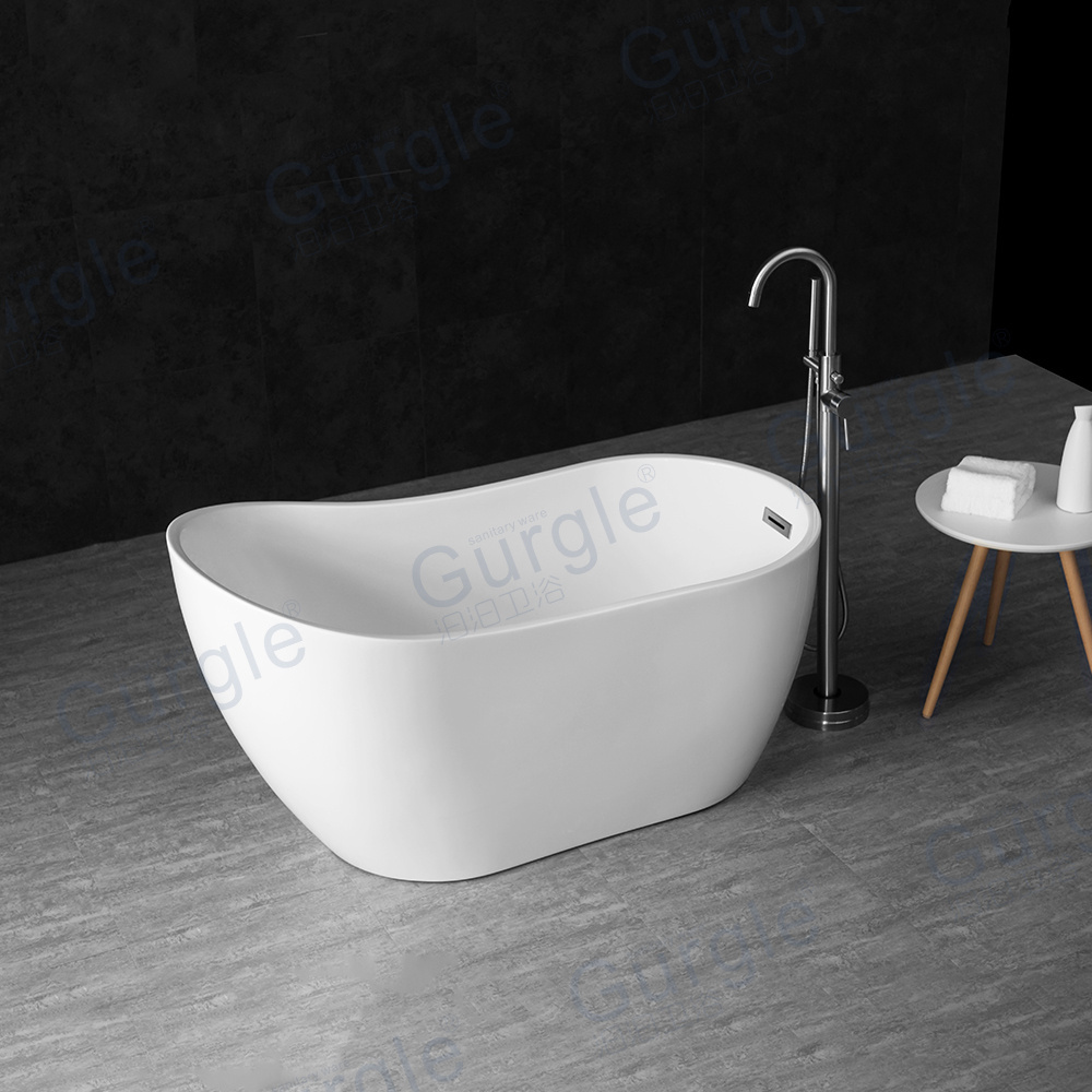 Factory Prices Corner Stand Alone Best Acrylic Freestanding Soaking Bathtub