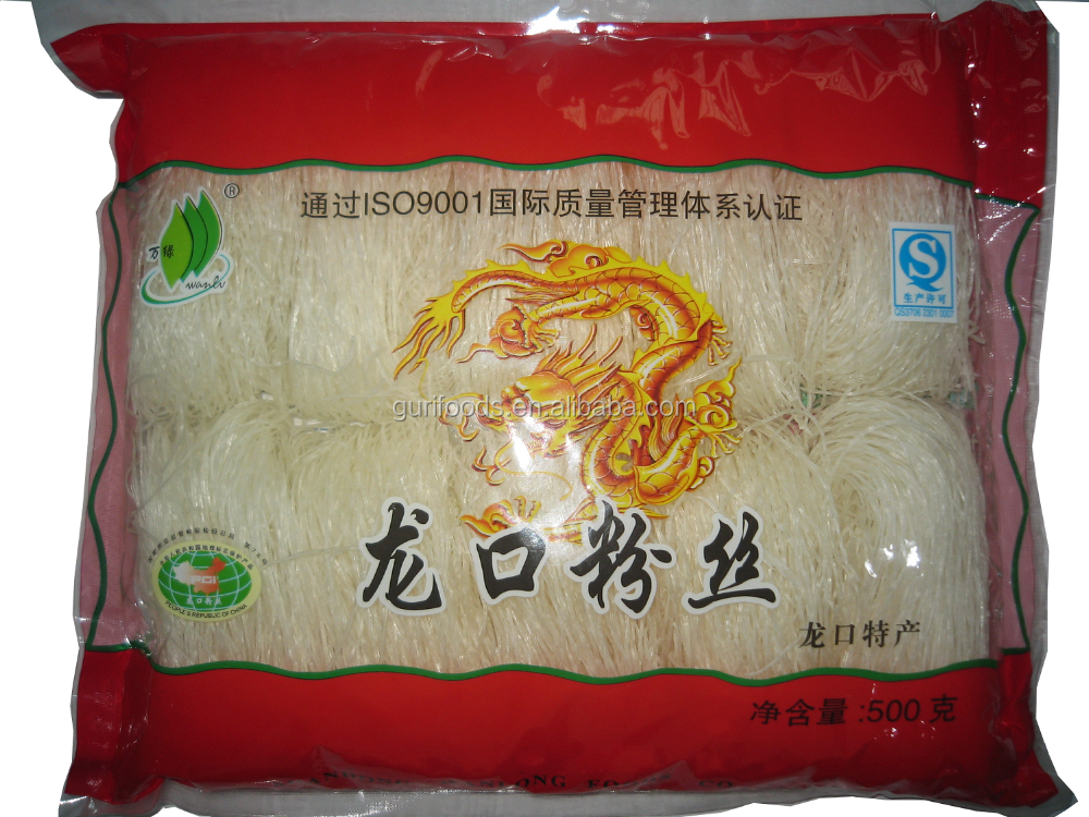 Organic Hot pot Instant Healthy Harusame Thin Wide Brown Vermocelli Rice noodle