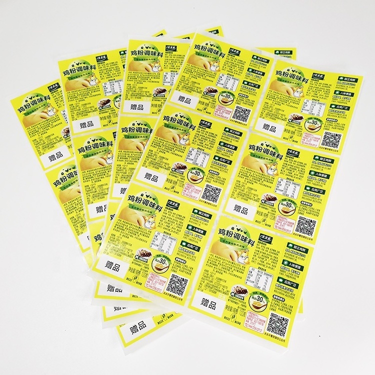 food ingredients labels flavoring bottle labels custom packaging labels with full color print