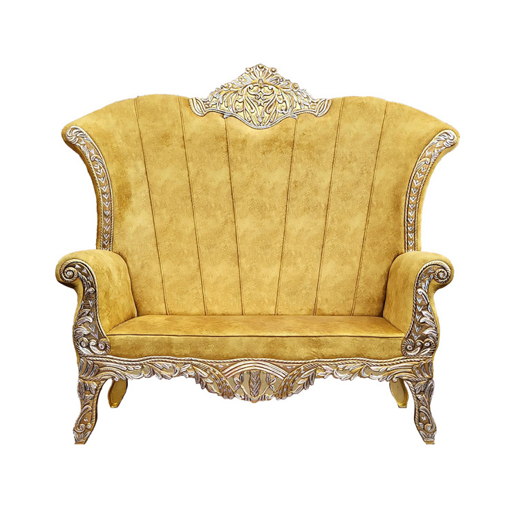 India Origin Manufacturer of Sofa / Couches Superlative Quality Wedding Royal Chair for Bride and Groom at Excellent Price