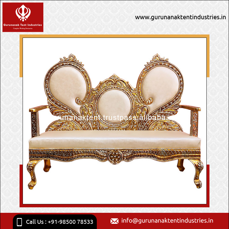 India Origin Manufacturer of Sofa / Couches Superlative Quality Wedding Royal Chair for Bride and Groom at Excellent Price